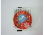 Elma Chips 2020 Tazo Pac Man Fantasma Azul Fundo Vermelho